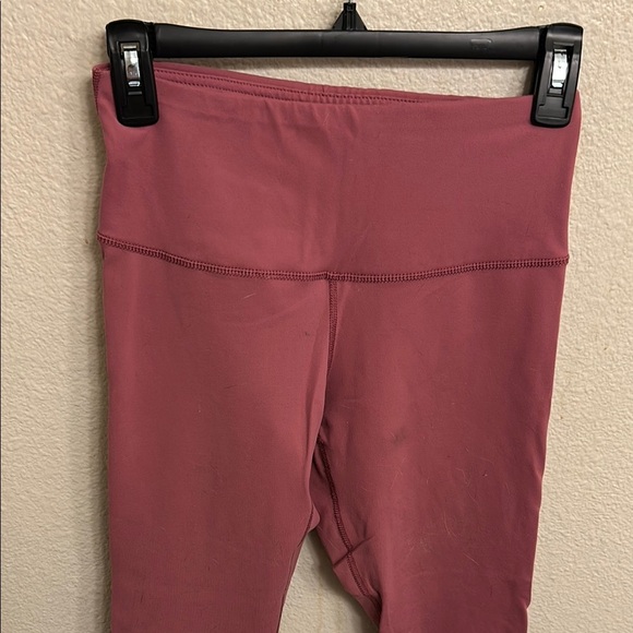 90 Degrees Women Cropped Pink Leggings Size Small - Picture 2 of 5